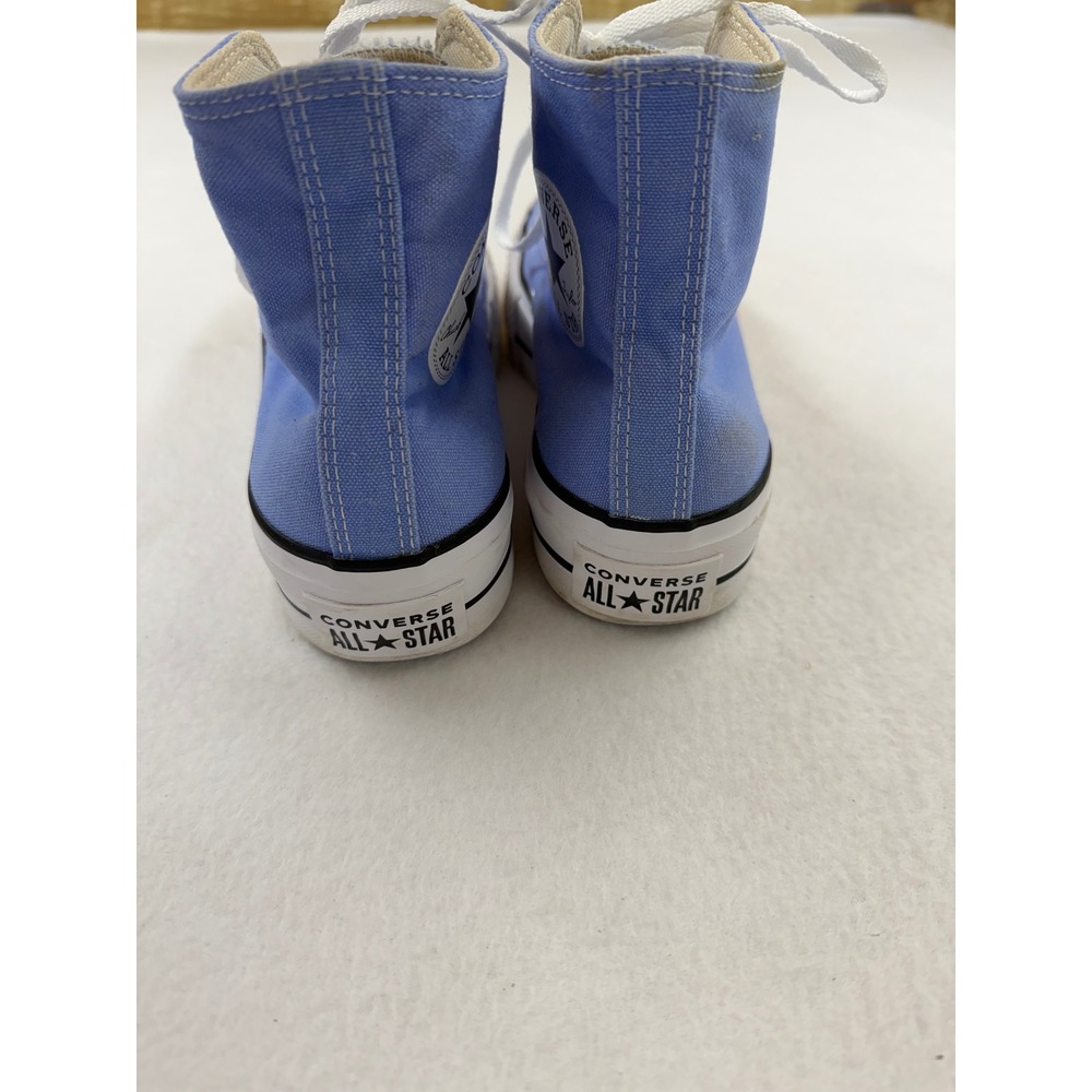 Converse Chuck Taylor All Star Platform High Top Blue Periwinkle Sneakers - Picture 3 of 4